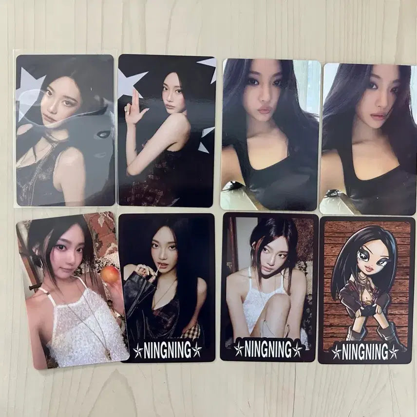 에스파 닝닝 시즌그리팅 시그 포카 일괄