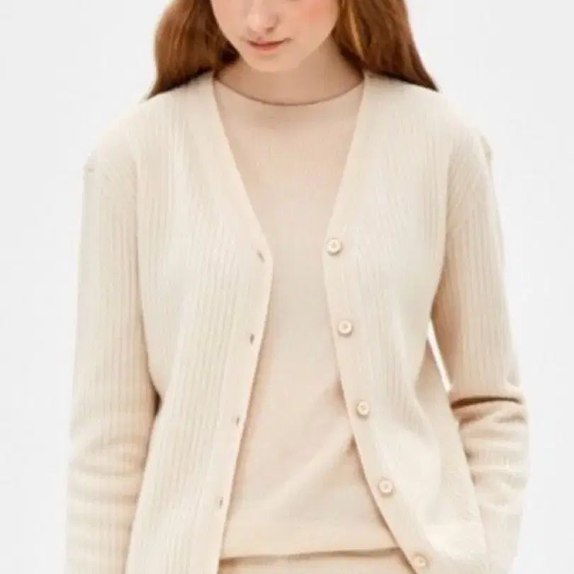 [BUNJANG] SJSJ Wool Cardigan (Ivory) - Size 90 / SJSJ 울100 가디건 90사이즈