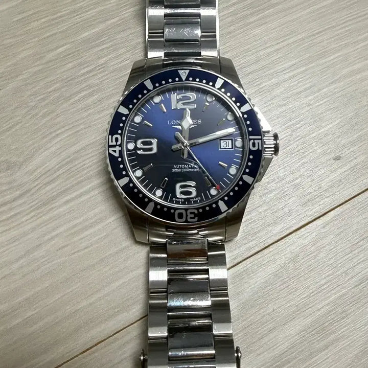 [BUNJANG] Longines HydroConquest Automatic Watch 39mm / 론진 하이드로콘퀘스트 청판 오토매틱 시계 39mm