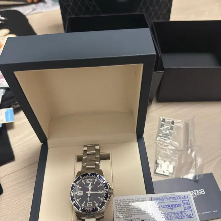 [BUNJANG] Longines HydroConquest Automatic Watch 39mm / 론진 하이드로콘퀘스트 청판 오토매틱 시계 39mm