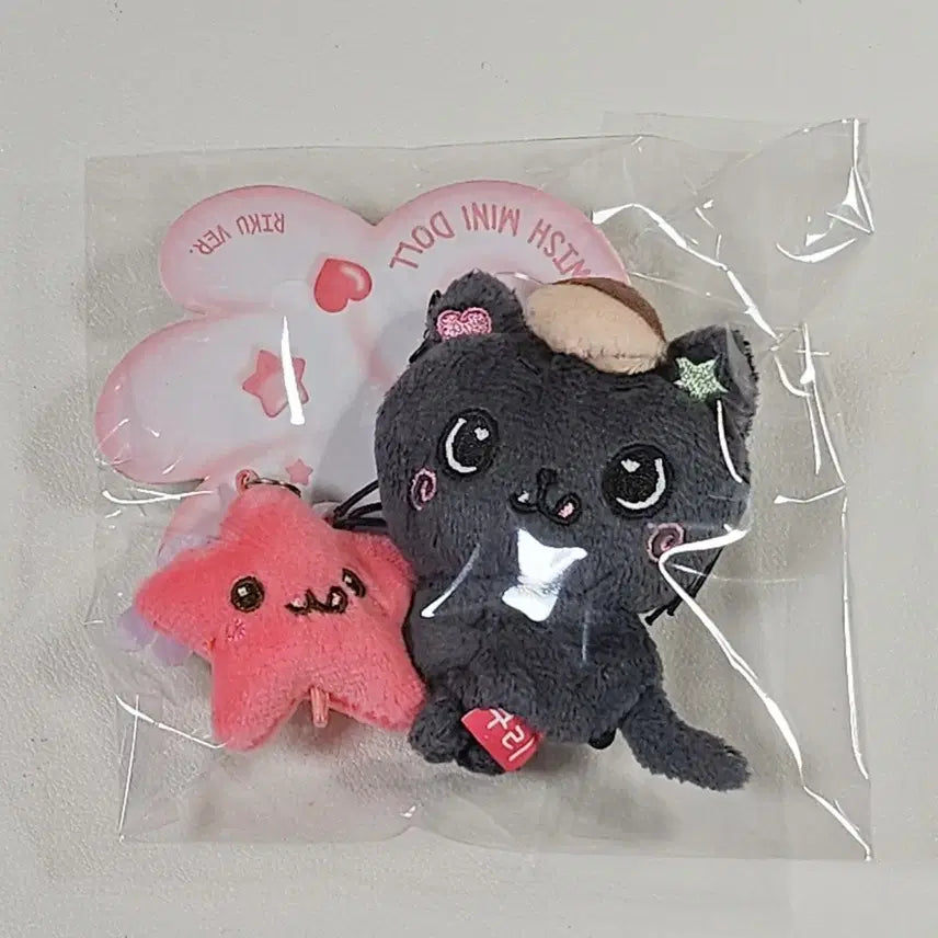 위시미니돌 리쿠 고양이 인형 키링 엔시티위시 WISH RIKU