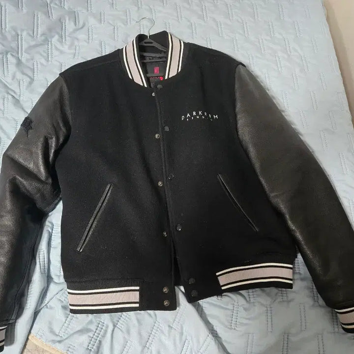 [BUNJANG] Darkroom Studio Varsity Jacket / 다크룸 스튜디오 바시티 자켓 블랙 L