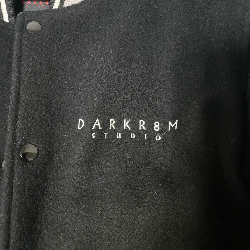 [BUNJANG] Darkroom Studio Varsity Jacket / 다크룸 스튜디오 바시티 자켓 블랙 L