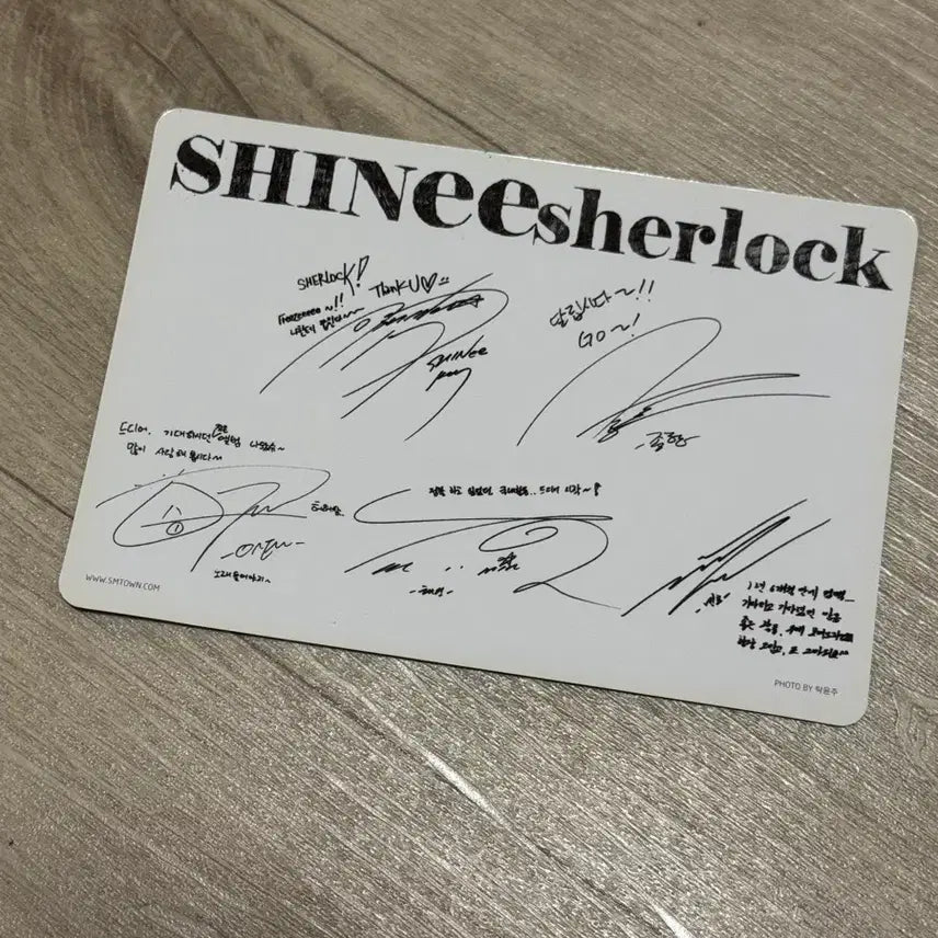 [SOLD OUT] 샤이니 셜록 단체 포카