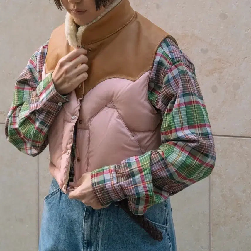 [BUNJANG] Rocky Mountain Annelle Vest Pink / [one]록키마운틴 ANNELLE VEST PINK