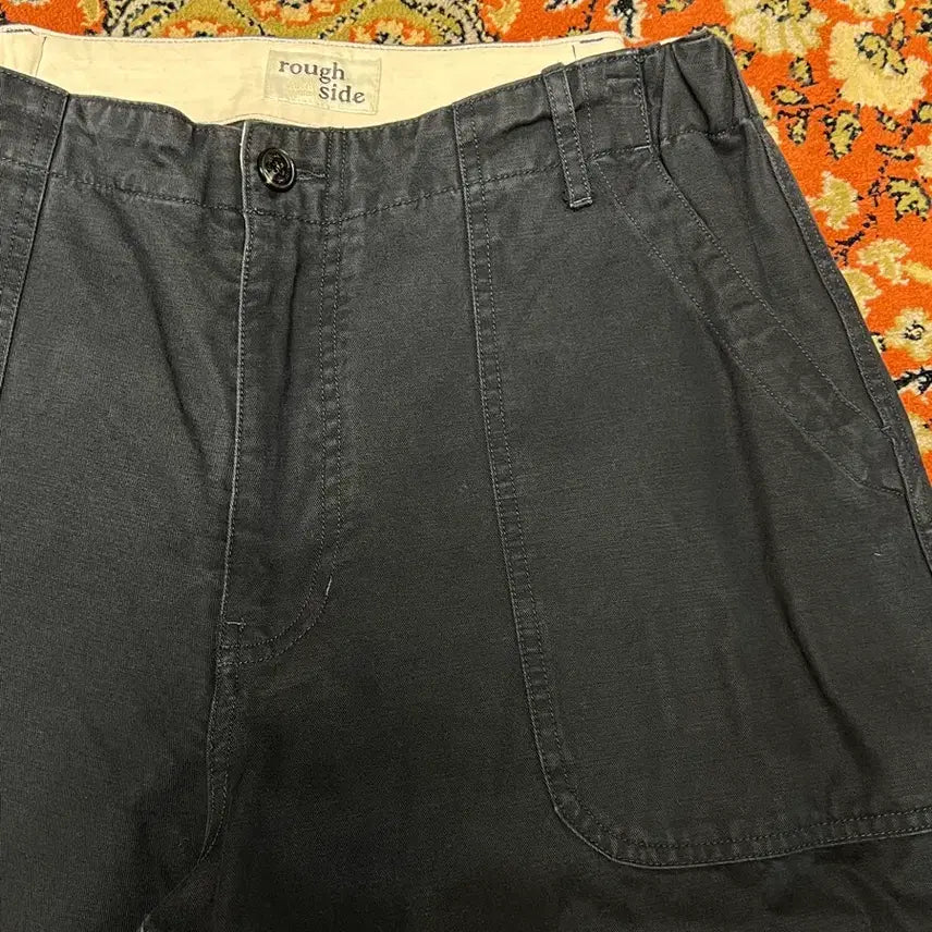 [BUNJANG] Rough Side Fatigue Pants Black / [3] 러프사이드 퍼티그 팬츠 블랙