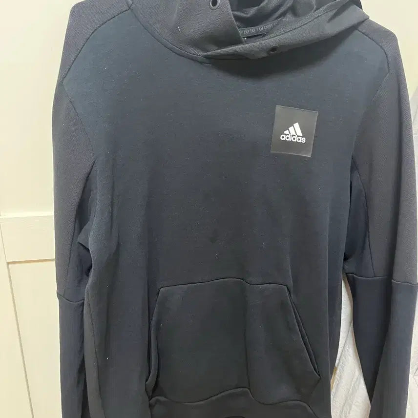 [BUNJANG] Adidas Black Hoodie / 아디다스 블랙 후드티