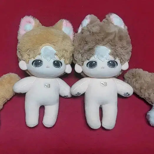 [BUNJANG] RACOON & Brushed Rabbit Fur 20cm Doll / RACOON,Brushed Rabbit Fur 20cm 무속성 솜인형