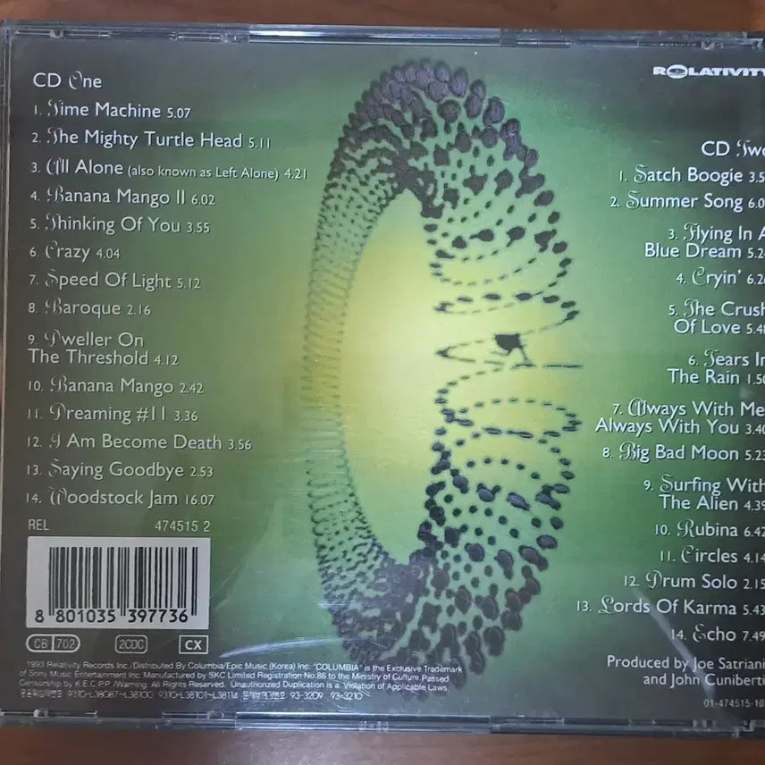 [BUNJANG] Joe Satriani Time Machine 2CD Album / Joe Satriani - Time Machine (2CD)