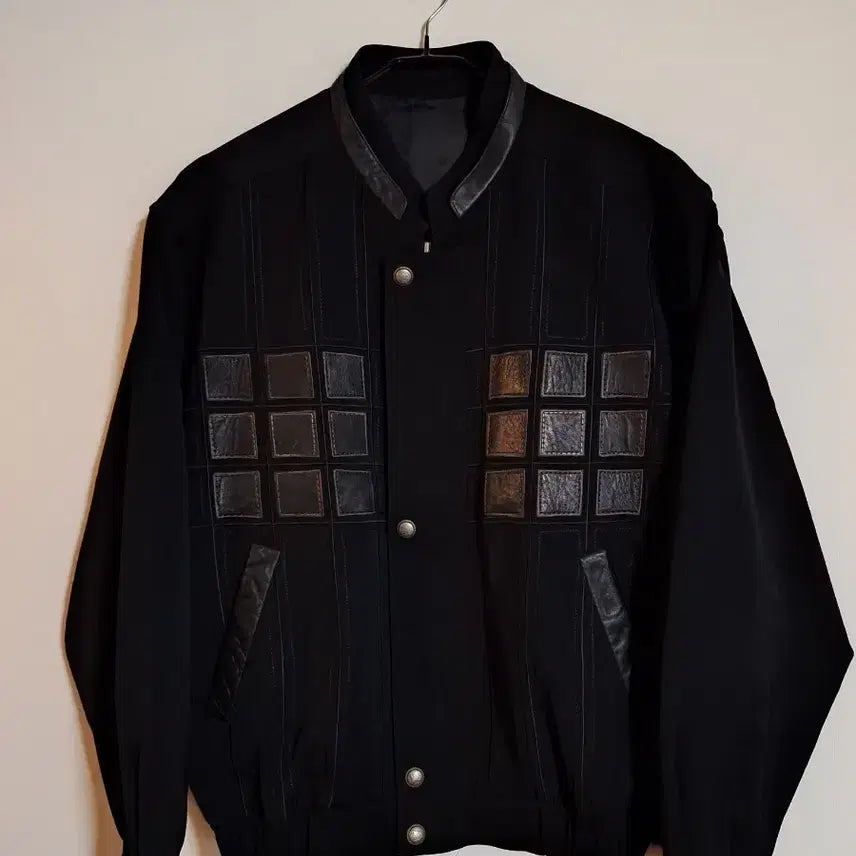 [BUNJANG] Redox Leather Patch Vintage Blouson Jacket / XL 105 레드옥스 레독스 레더 가죽 패치 빈티지 블루종 자켓