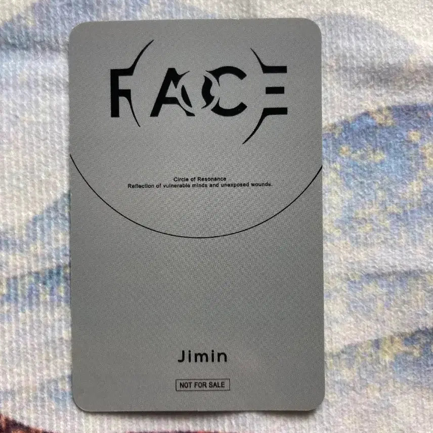 방탄소년단 지민 FACE 일본 팬클럽 포카 당첨품