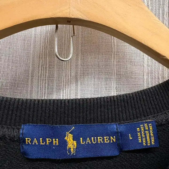 [BUNJANG] Polo Ralph Lauren Basic Logo Black Sweatshirt / 폴로 랄프로렌 베이직 로고 블랙 맨투맨
