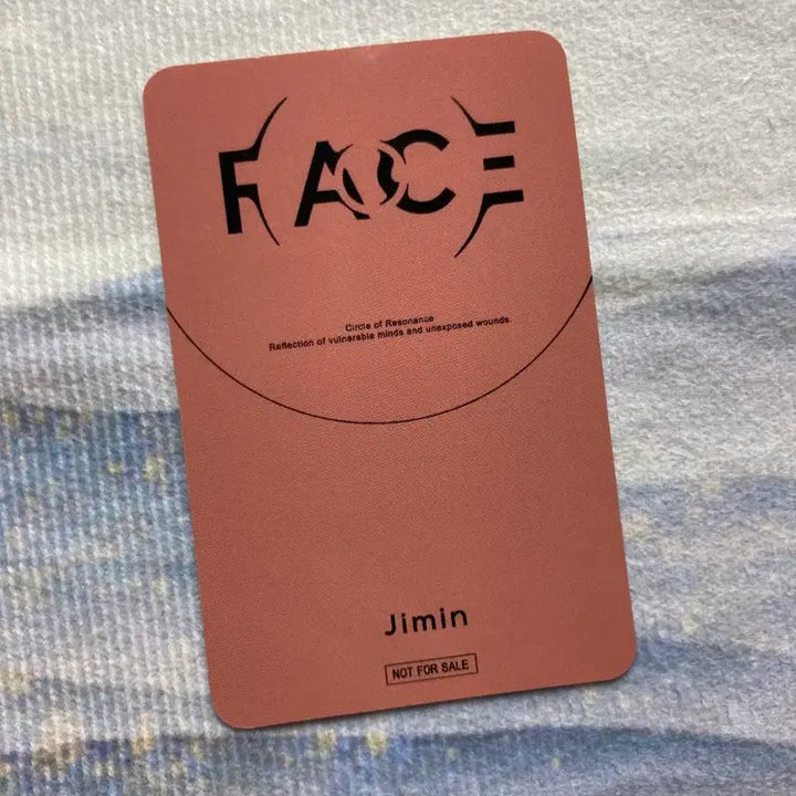 방탄소년단 지민 FACE 일본 팬클럽 러키드롭 포카 당첨