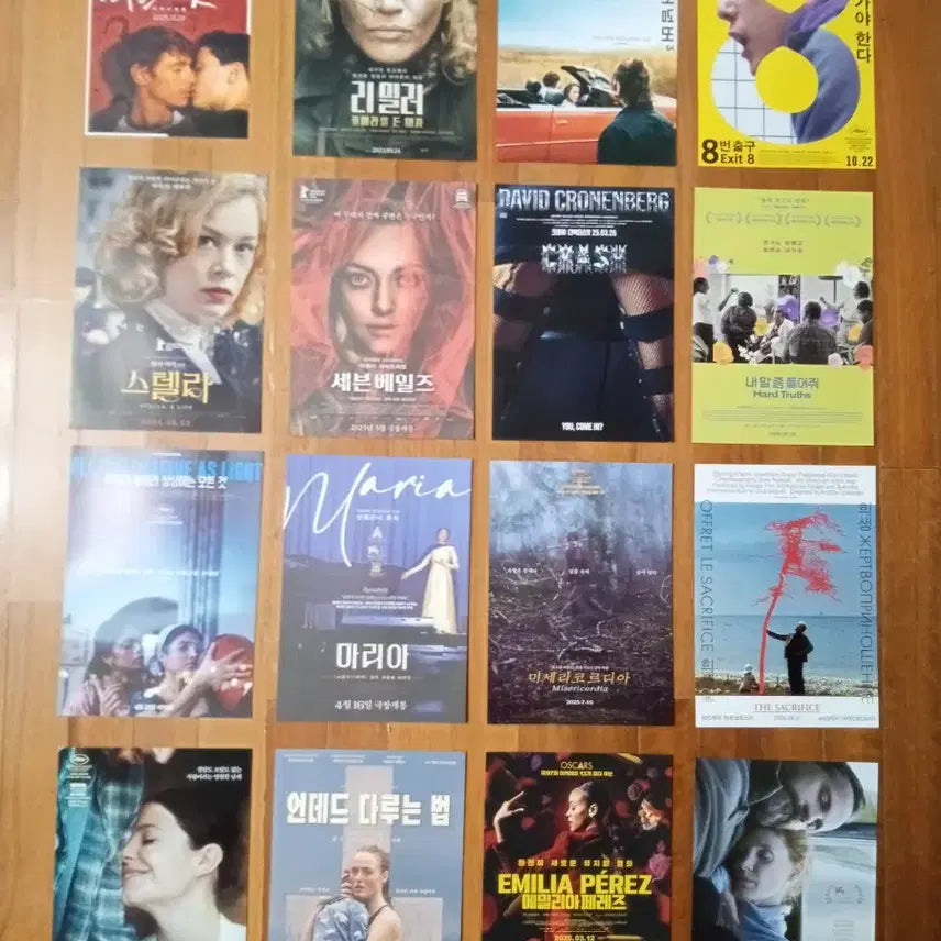 [BUNJANG] Movie Pamphlet Poster Flyers - 16 Piece Bundle Set / 영화팜플렛 포스터 전단지 최신영화 상품사진중 16장 골라서 7천원