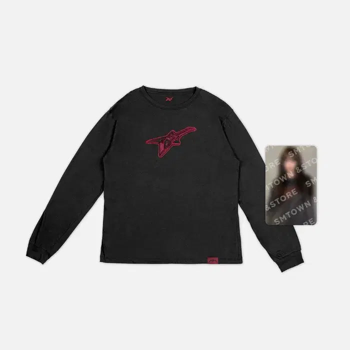 에스파 윈터 리치맨 롱 긴팔 티셔츠 포카 포토카드 미개봉