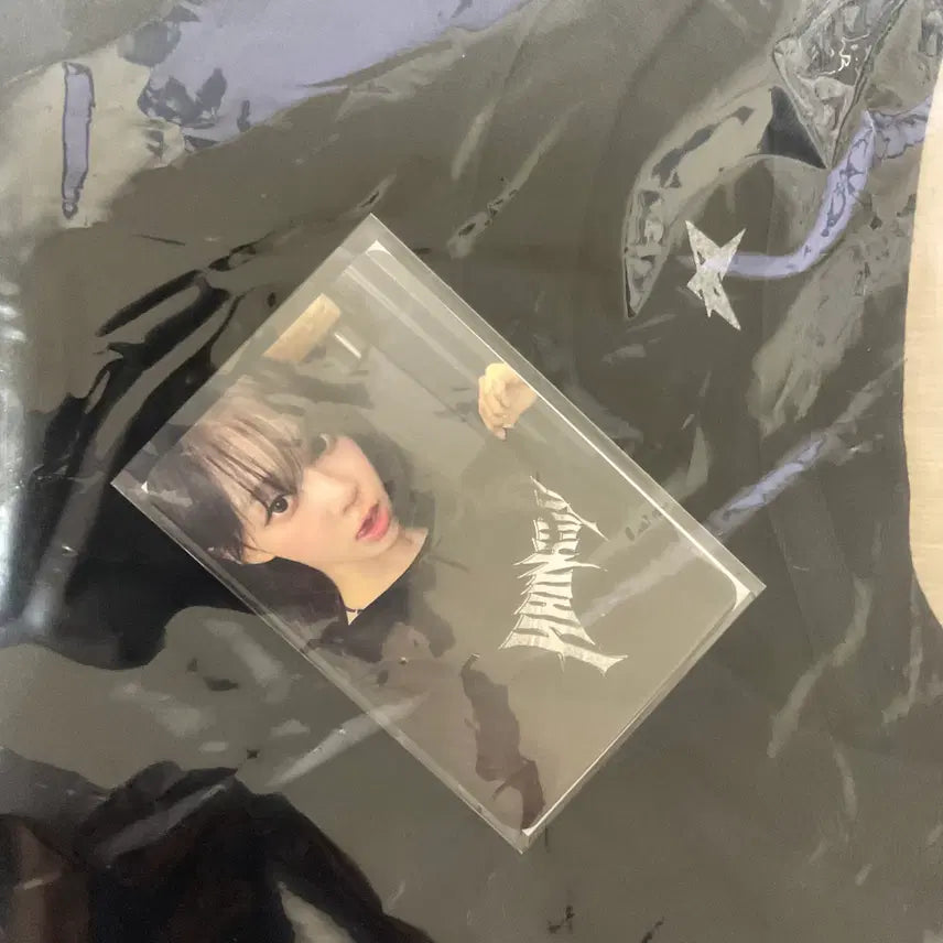 에스파 윈터 리치맨 숏 반팔 티셔츠 포카 포토카드 미개봉