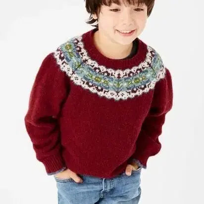 [BUNJANG] BRORA Fair Isle Knit Sweater (New) / BRORA 브로라 페어 아일 니트 스웨터 (새상품)