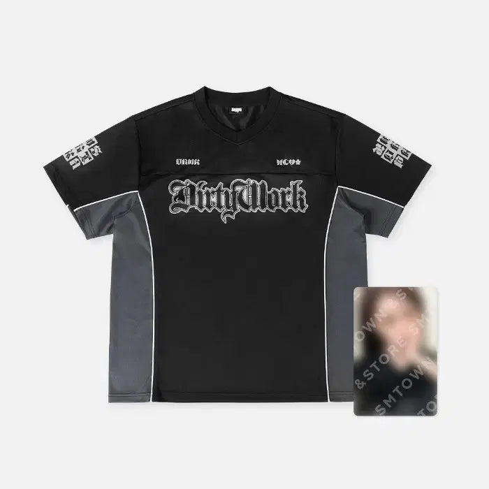 에스파 윈터 더티워크 티셔츠 포카 포토카드 미개봉