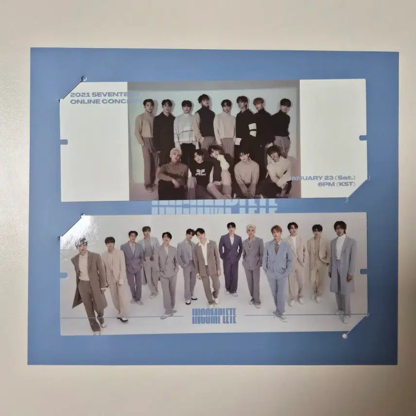 [BUNJANG] SEVENTEEN Incomplete Concert MD Ticket / 세븐틴 인컴플릿 incomplete 티켓 콘서트 md 양도