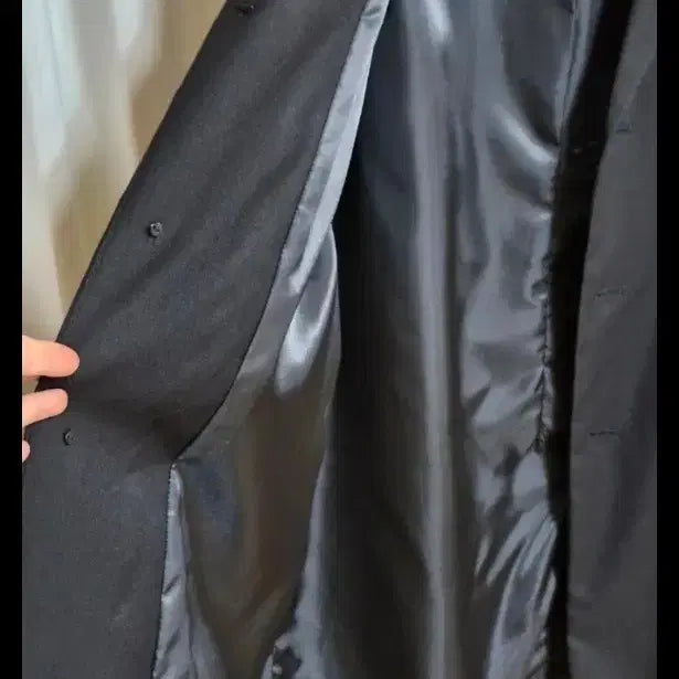 [BUNJANG] Custom A Clock Men's Black Coat L / 커스텀어클락 남성 블랙코트 L