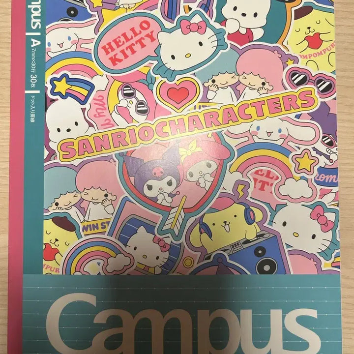 [BUNJANG] Sanrio Japanese Campus Notebook / 산리오 일본제 노트