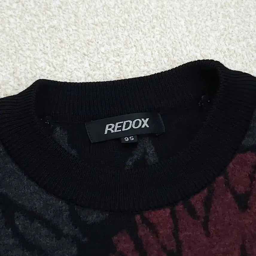 [BUNJANG] REDOX Vintage Pattern Sweater / (95)REDOX 남성 여성 니트 빈티지 패턴 스웨터 C9W1964