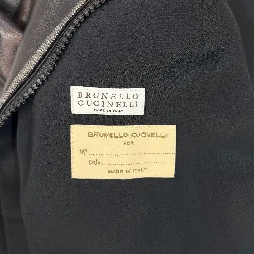[BUNJANG] Brunello Cucinelli Leather Bomber Jacket Black M / 브루넬로 쿠치넬리 레더 봄버 미니멀 하이엔드 자켓 블랙 M