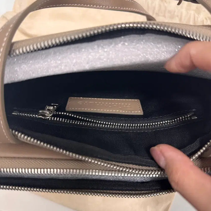 [BUNJANG] Minitmute Twin Mini Gray Beige Bag / 미닛뮤트 트윈 미니 그레이베이지