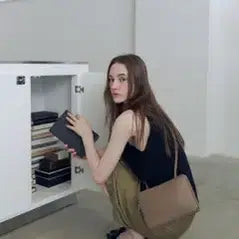 [BUNJANG] Minitmute Twin Mini Gray Beige Bag / 미닛뮤트 트윈 미니 그레이베이지