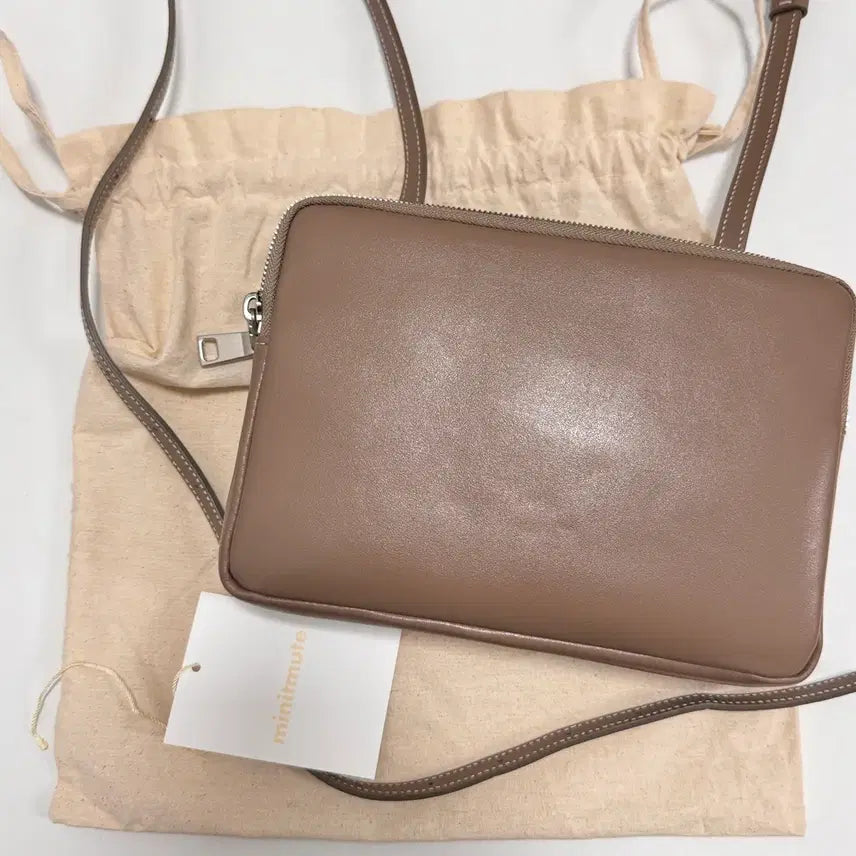 [BUNJANG] Minitmute Twin Mini Gray Beige Bag / 미닛뮤트 트윈 미니 그레이베이지