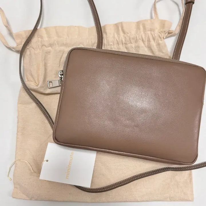 [BUNJANG] Minitmute Twin Mini Gray Beige Bag / 미닛뮤트 트윈 미니 그레이베이지