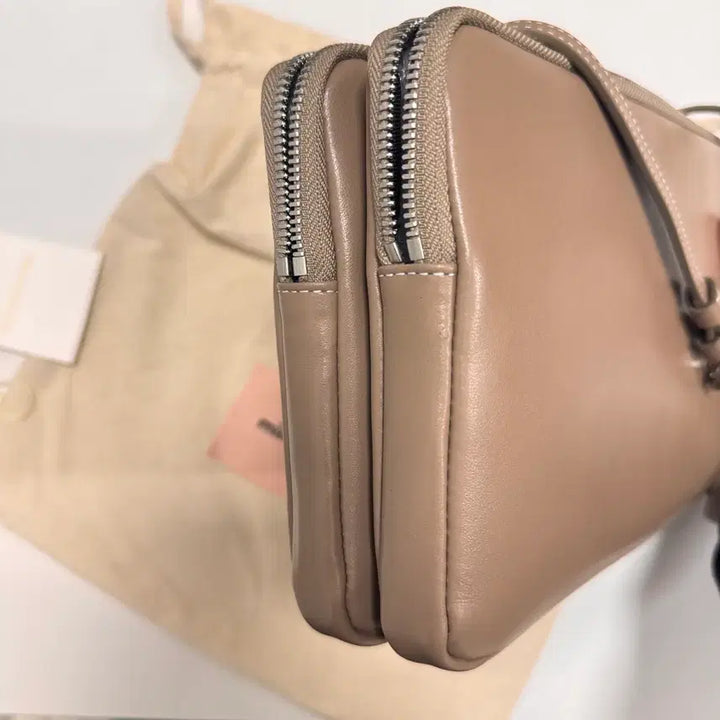 [BUNJANG] Minitmute Twin Mini Gray Beige Bag / 미닛뮤트 트윈 미니 그레이베이지
