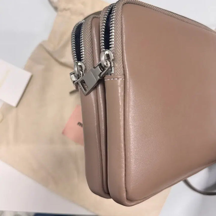 [BUNJANG] Minitmute Twin Mini Gray Beige Bag / 미닛뮤트 트윈 미니 그레이베이지