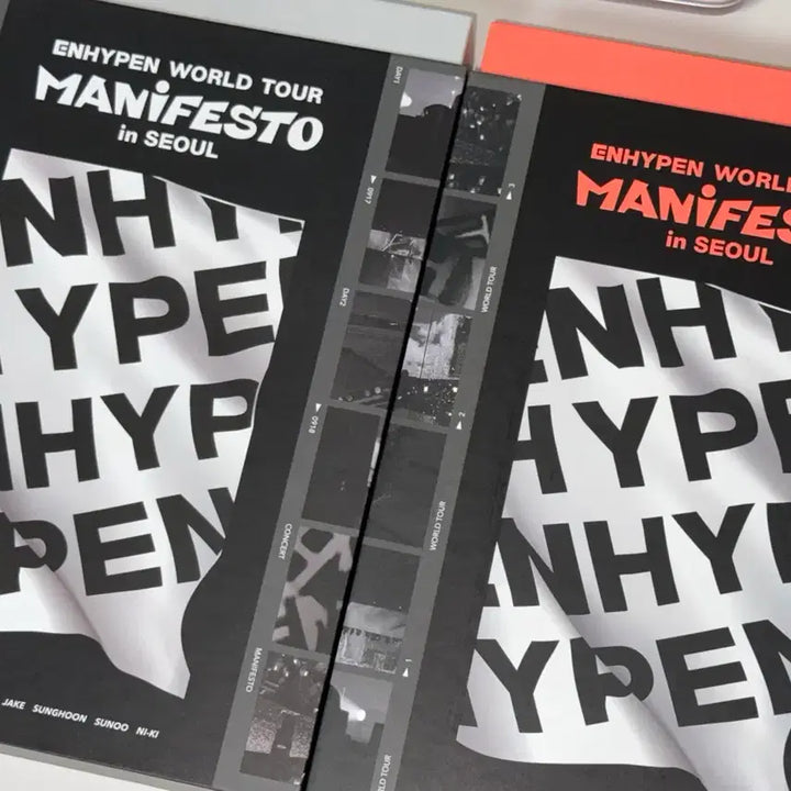 [BUNJANG] ENHYPEN Manifesto DVD Blu-ray / 엔하이픈 매니페스토 콘서트 디비디 블루레이 양도합니다