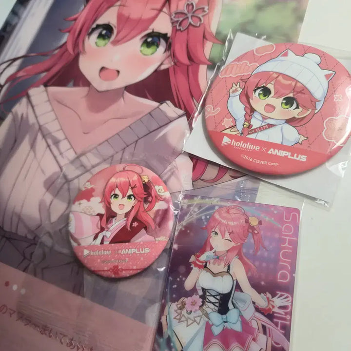 [BUNJANG] Sakura Miko Hololive Bundle Set Goods / 사쿠라미코 홀로라이브 굿즈 4종일괄 (홀로미코 홀로라이브특전 홀로굿즈
