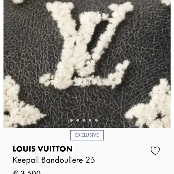 [BUNJANG] Louis Vuitton Shearling Keepall 25 / 루이비통 시어링 키폴 25
