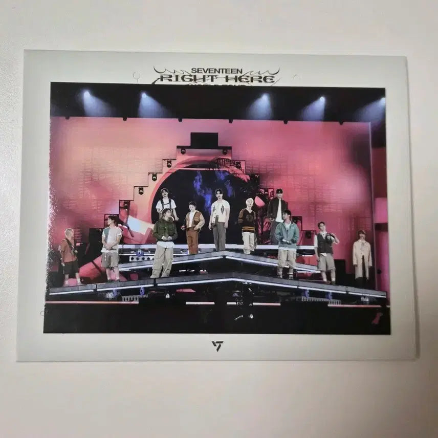 세븐틴 라잇히어 right here 디지털코드 디코 위버스 특전 포토액자
