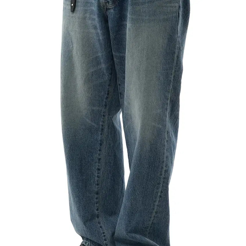 [BUNJANG] Years Ago S725 Okoyama Washed Denim Jeans / [S] 이얼즈어고 S725 오카야마 워시드 데님 라이트인디고