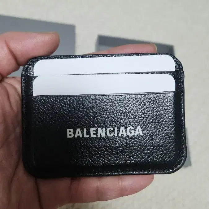 [BUNJANG] Balenciaga Black Card Wallet Full Set / 발렌시아가 블랙 카드지갑 풀세트