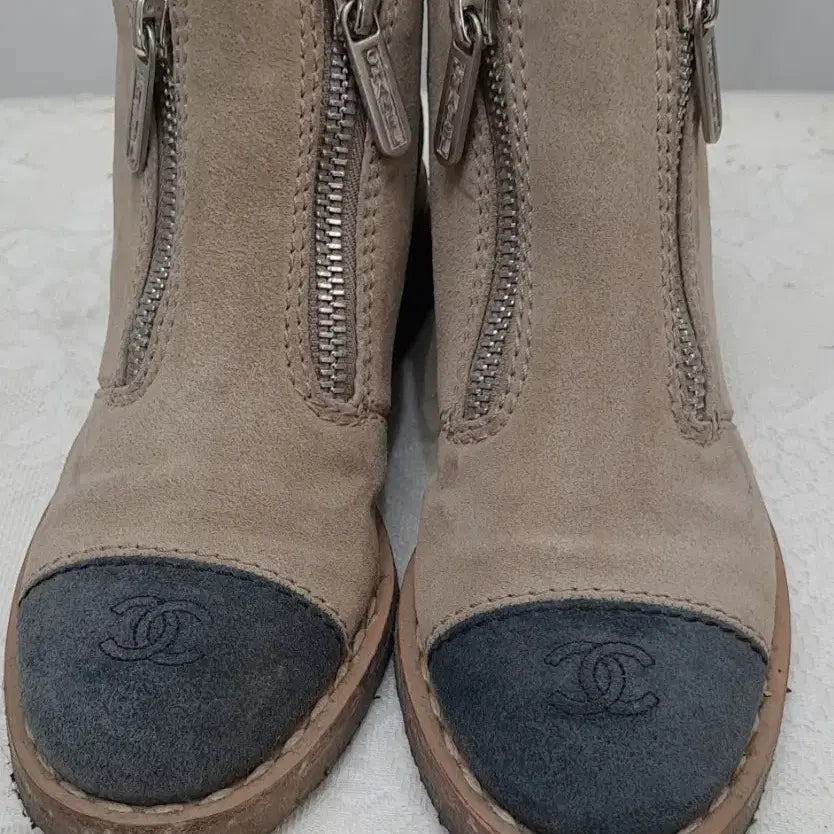 [BUNJANG] Chanel Ankle Boots 38 / 샤넬 발목쎄무부츠 38