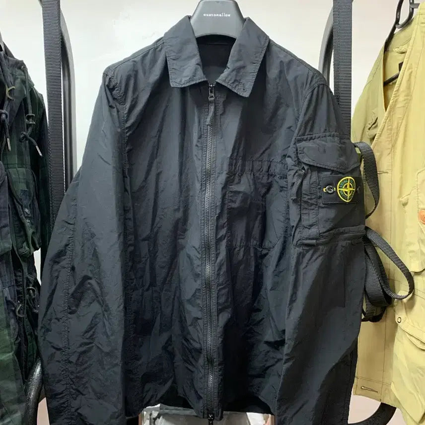 [BUNJANG] Stone Island 22SS Naslan Overshirt Jacket / 스톤아일랜드 22ss 나슬란 오버셔츠 자켓 xl 암포켓 바람막이