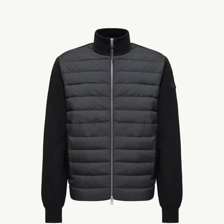 [BUNJANG] Moncler Knit Padded Jacket Black / [당일배송/S등급] 25FW 몽클레어 니트패딩 캐시미어 블랙와펜