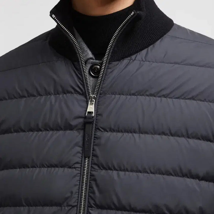 [BUNJANG] Moncler Knit Padded Jacket Black / [당일배송/S등급] 25FW 몽클레어 니트패딩 캐시미어 블랙와펜