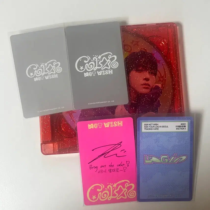 엔시티위시 리쿠포카일괄 컬러앨범랜덤트레카 로그인콘컨포 nctwish md