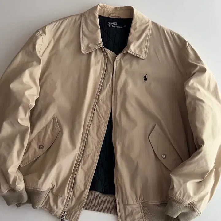 [BUNJANG] Polo Ralph Lauren Quilted Bomber Jacket (Size 100) / 폴로 랄프로렌 퀼팅 안감 봄버 자켓  100