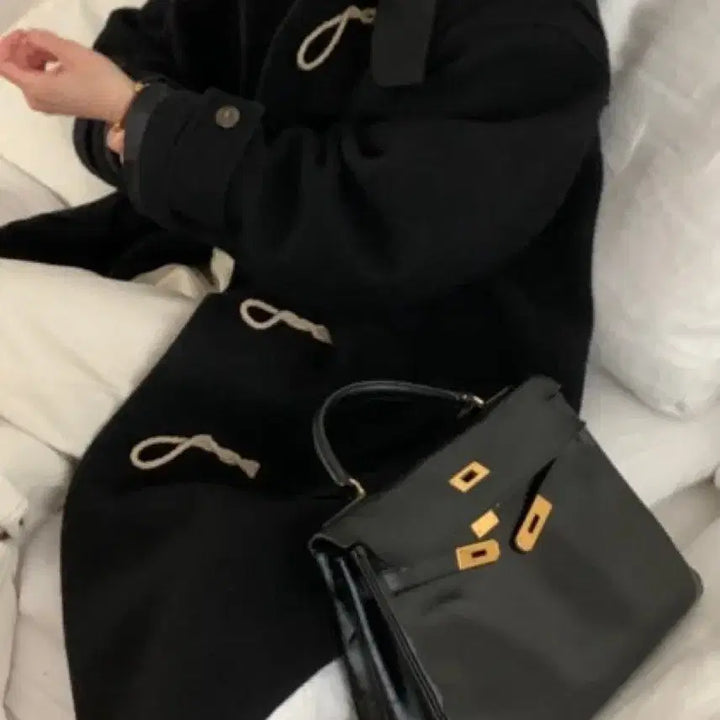 [BUNJANG] Mone Marco Duffel Coat / mone 모네 리본빛 마르코 더플코트