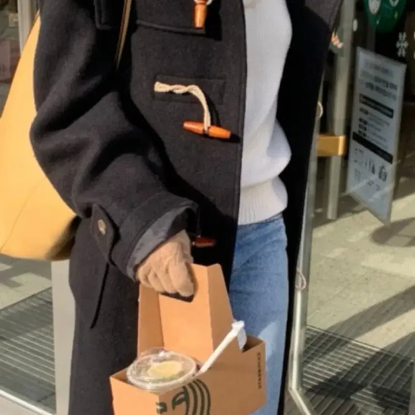 [BUNJANG] Mone Marco Duffel Coat / mone 모네 리본빛 마르코 더플코트