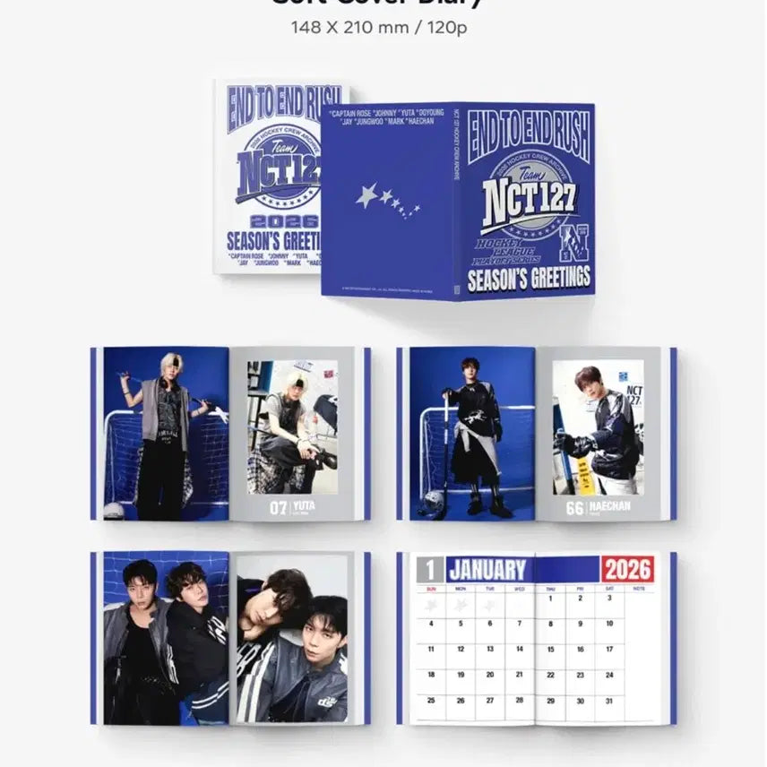 NCT 127 시그 다이어리 nct127 2026 시즌그리팅 다이어리