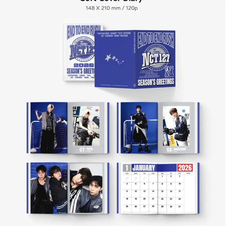 NCT 127 시그 다이어리 nct127 2026 시즌그리팅 다이어리