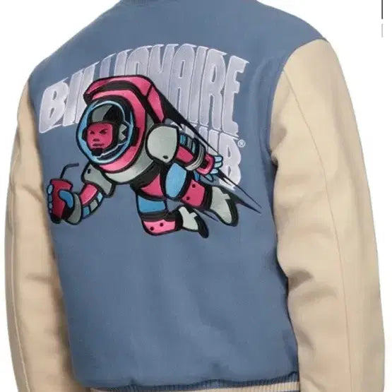 [BUNJANG] Billionaire Boys Club Varsity Jacket Sky Blue / XL) 빌리어네어 보이즈 클럽 바시티 자켓 스카이블루